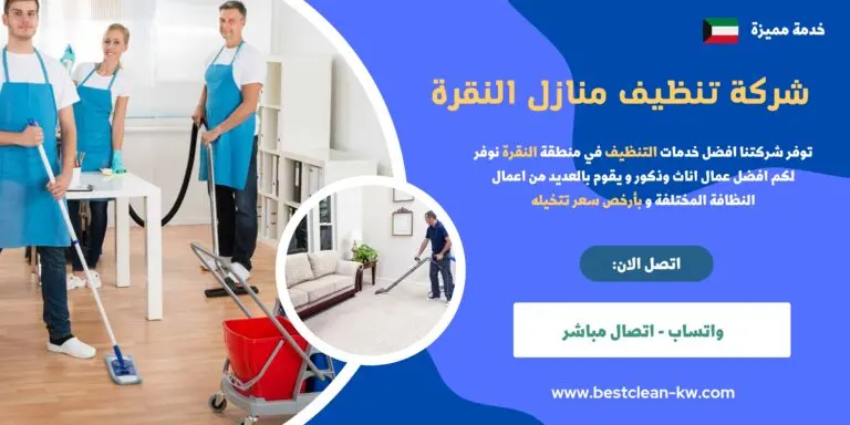شركة تنظيف منازل النقرة